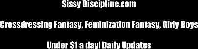 You are now my personal sissy slave